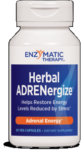 Herbal ADRENergize (60 veg caps) Enzymatic Therapy